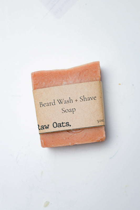 Beard wash and shave bar